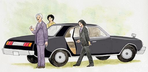 穏やかな雰囲気づくりのためとはいえ、沿道の私服警官はかえって目立っていた